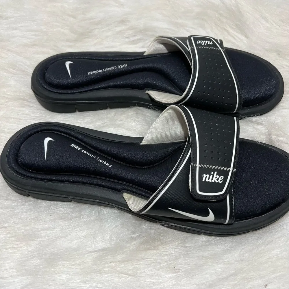 Nike Comfort Slide Memory Foam Black Women's Slide/Flip Flop/Sandal -- 11 - Picture 7 of 12